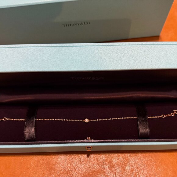 Tiffany & Co. Elsa Peretti Diamonds by the Yard Bracelet, Rose Gold - Picture 2 of 6